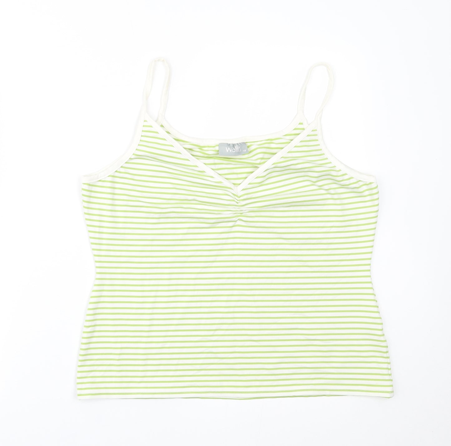 Wallis Womens Green Striped  Camisole Tank Size 18