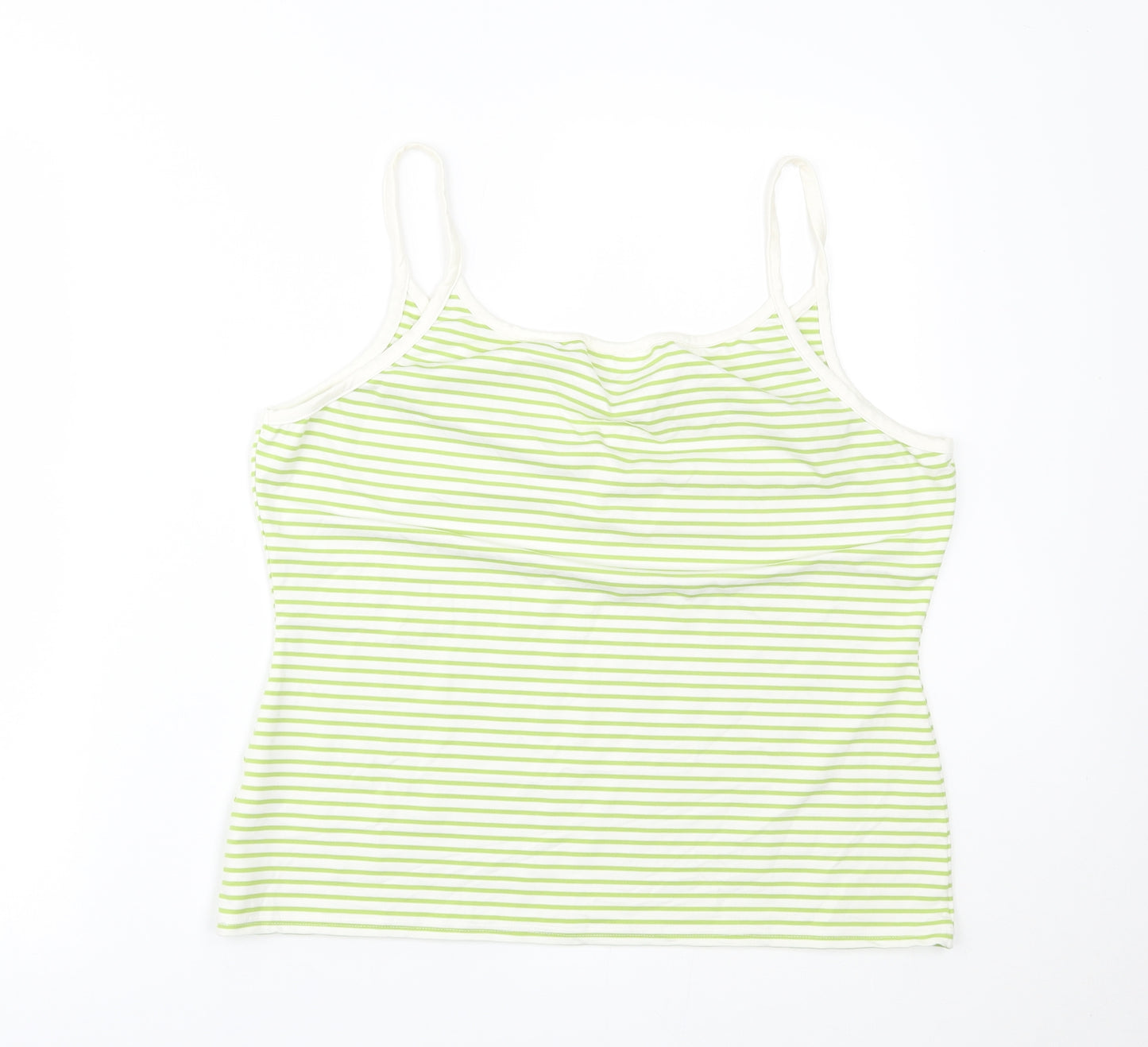 Wallis Womens Green Striped  Camisole Tank Size 18