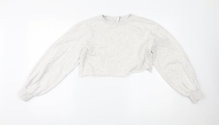 H&M Womens Grey   Pullover Jumper Size XS