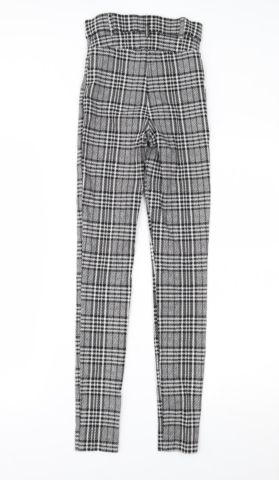 Primark Womens Black Houndstooth  Jegging Leggings Size 6 L28 in