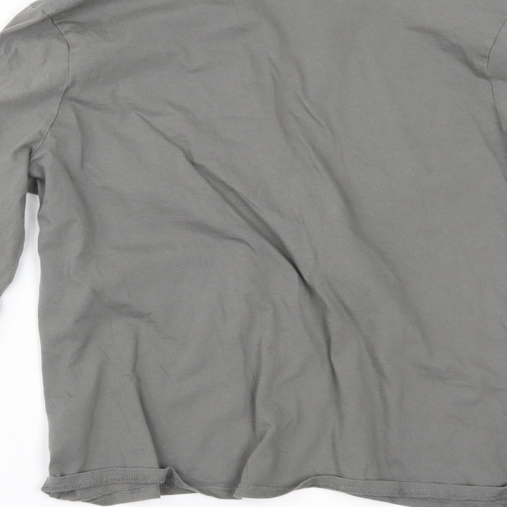 Edeis Womens Grey   Basic Blouse Size 18