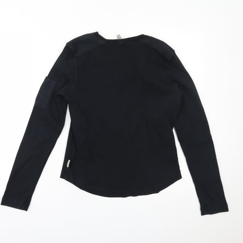 Oasis Womens Black   Basic Blouse Size 14