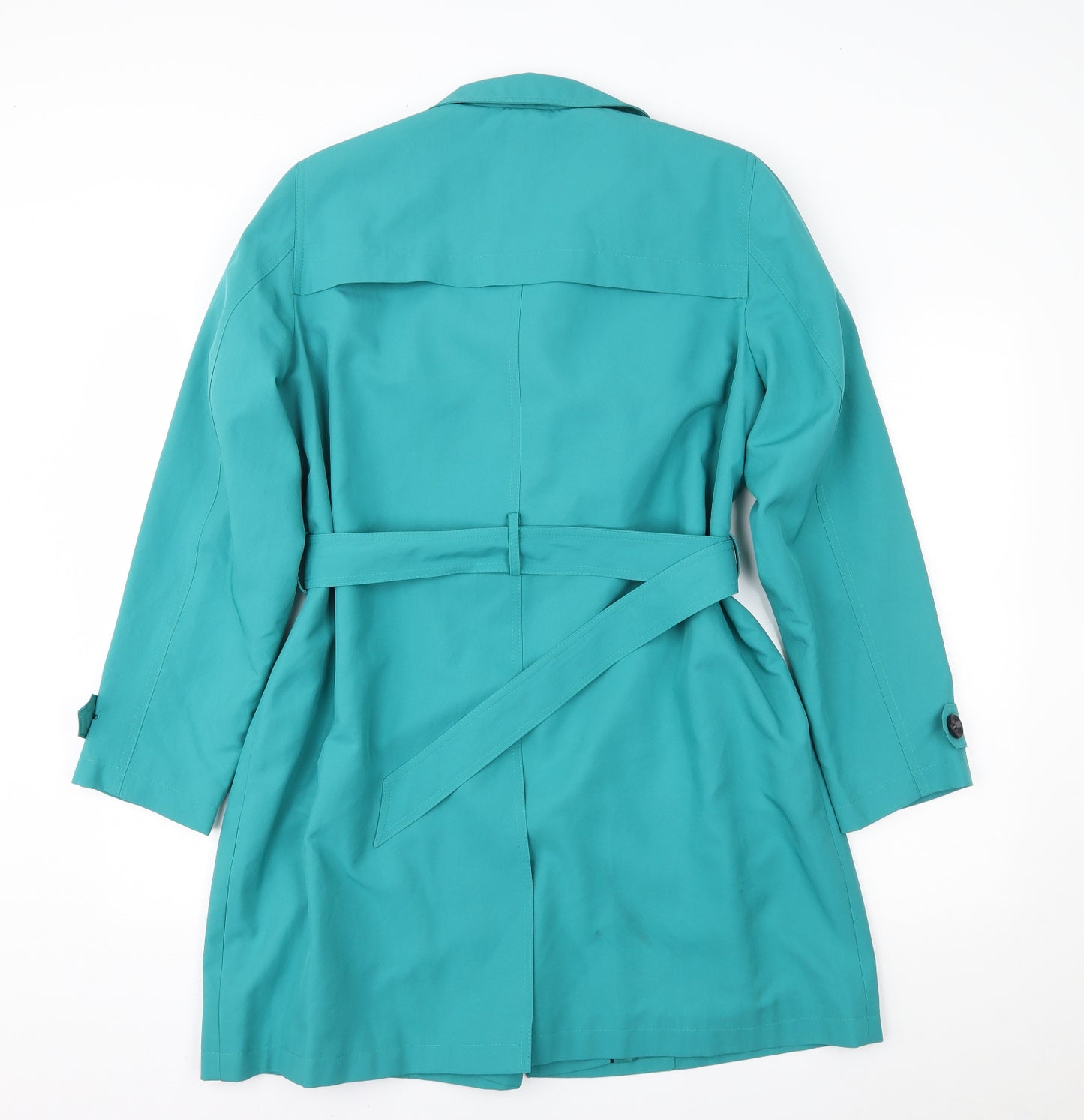 Marks and Spencer Womens Green   Trench Coat Coat Size 18