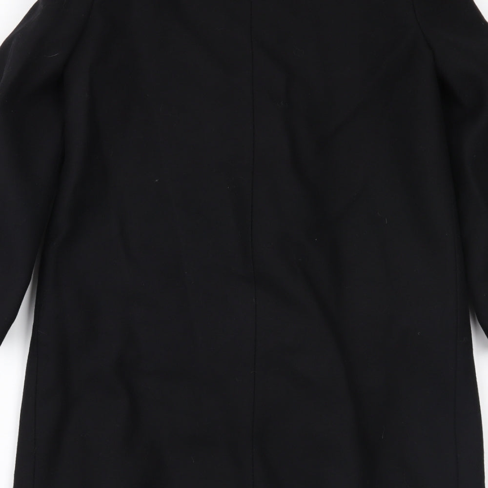 Zara Womens Black   Overcoat Coat Size XS