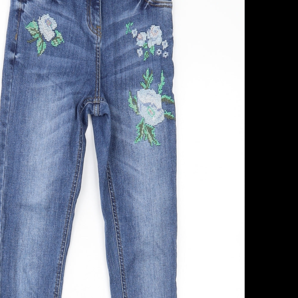 NEXT Girls Blue  Denim Skinny Jeans Size 12 Years