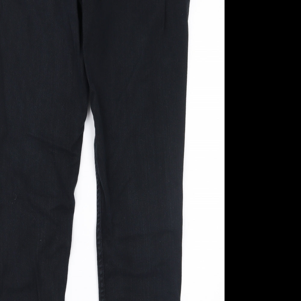 Matalan Womens Black  Denim Skinny Jeans Size 18 L28 in