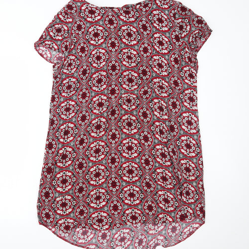 New Look Womens Red Floral  Shift  Size 16