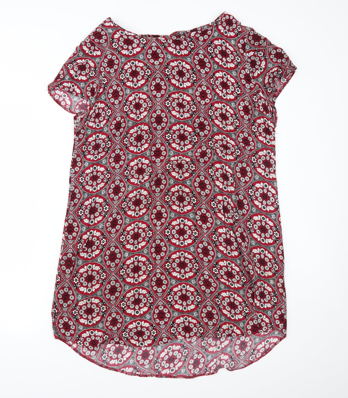 New Look Womens Red Floral  Shift  Size 16