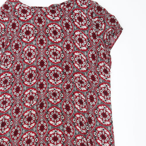 New Look Womens Red Floral  Shift  Size 16