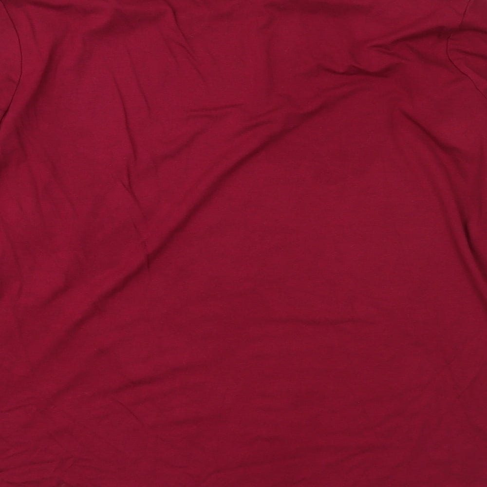 Select Womens Purple   Basic Blouse Size L