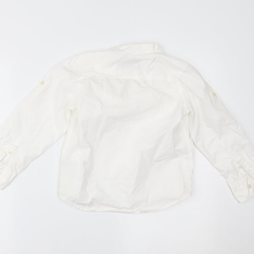 H&M Boys White   Basic Dress Shirt Size 7 Years