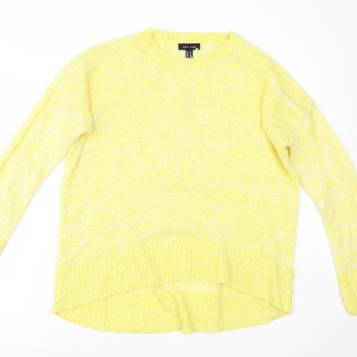 New Look Womens Yellow   Pullover Jumper Size M