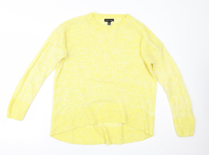 New Look Womens Yellow   Pullover Jumper Size M
