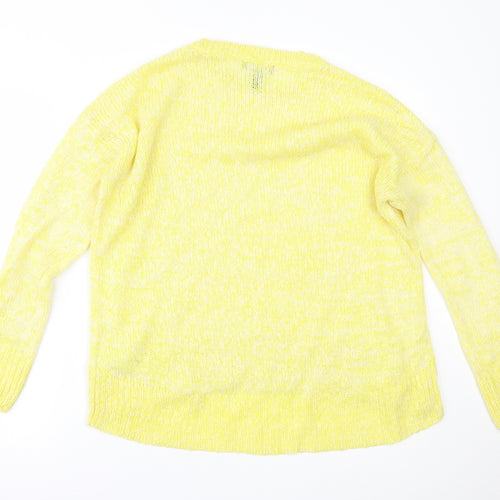 New Look Womens Yellow   Pullover Jumper Size M