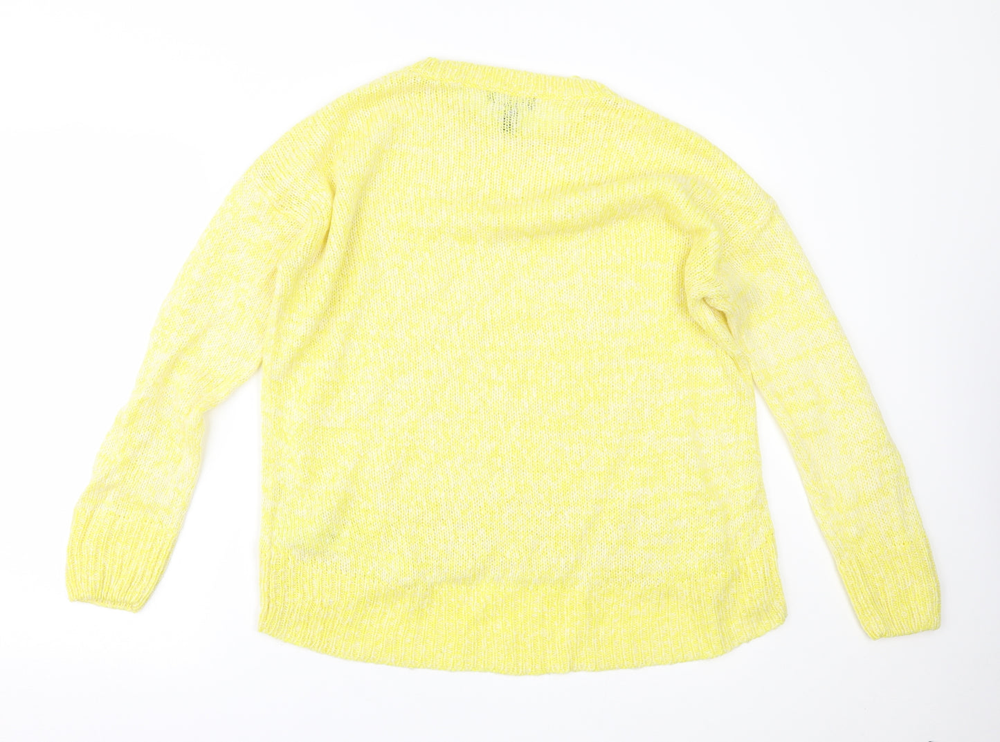 New Look Womens Yellow   Pullover Jumper Size M