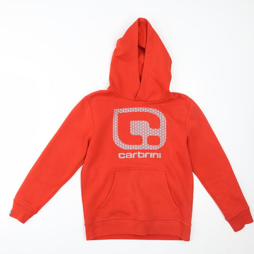 Carbrini Boys Red   Pullover Hoodie Size 11-12 Years