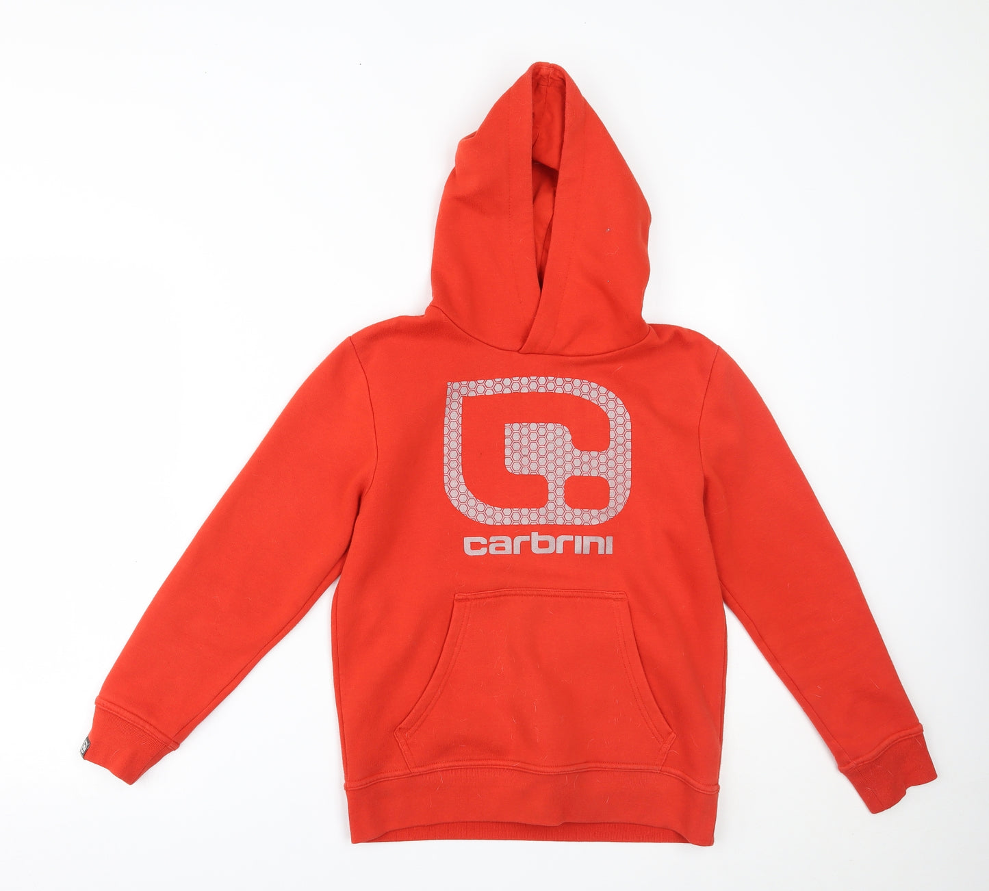 Carbrini Boys Red   Pullover Hoodie Size 11-12 Years
