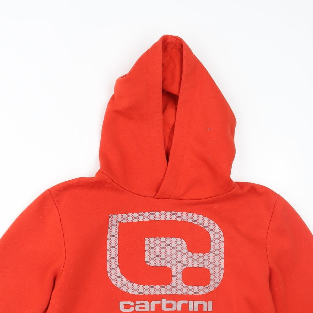 Carbrini Boys Red   Pullover Hoodie Size 11-12 Years