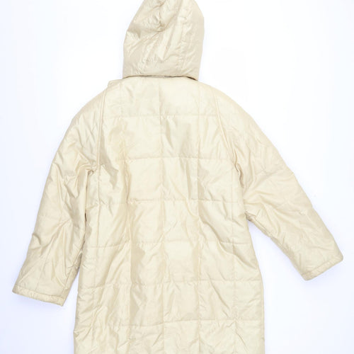 Stratus Womens Yellow   Puffer Jacket Coat Size 14
