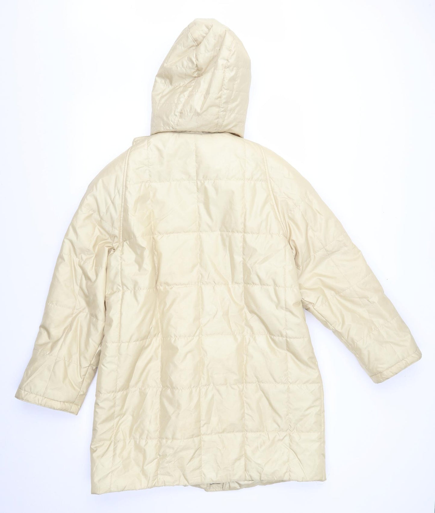 Stratus Womens Yellow   Puffer Jacket Coat Size 14