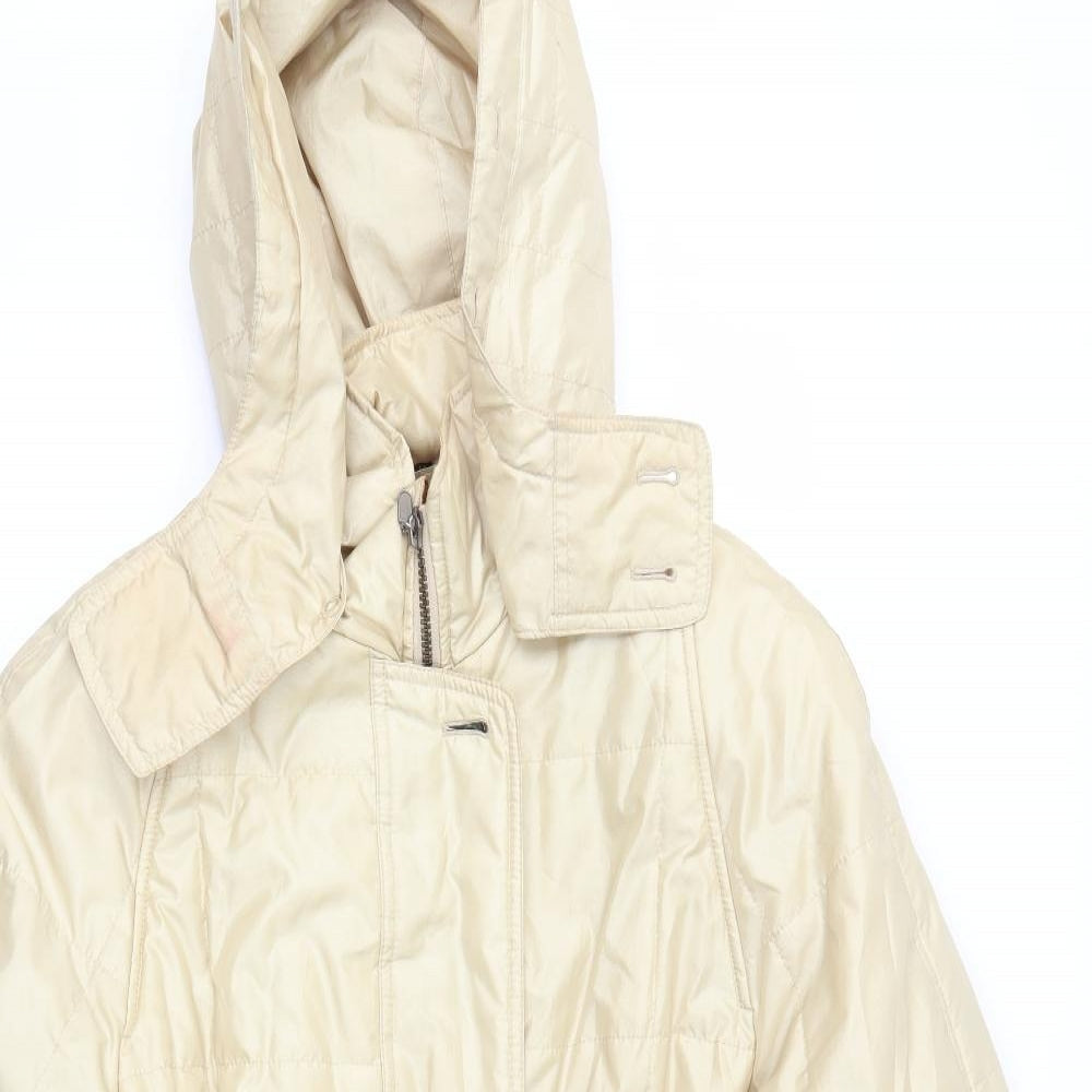 Stratus Womens Yellow   Puffer Jacket Coat Size 14