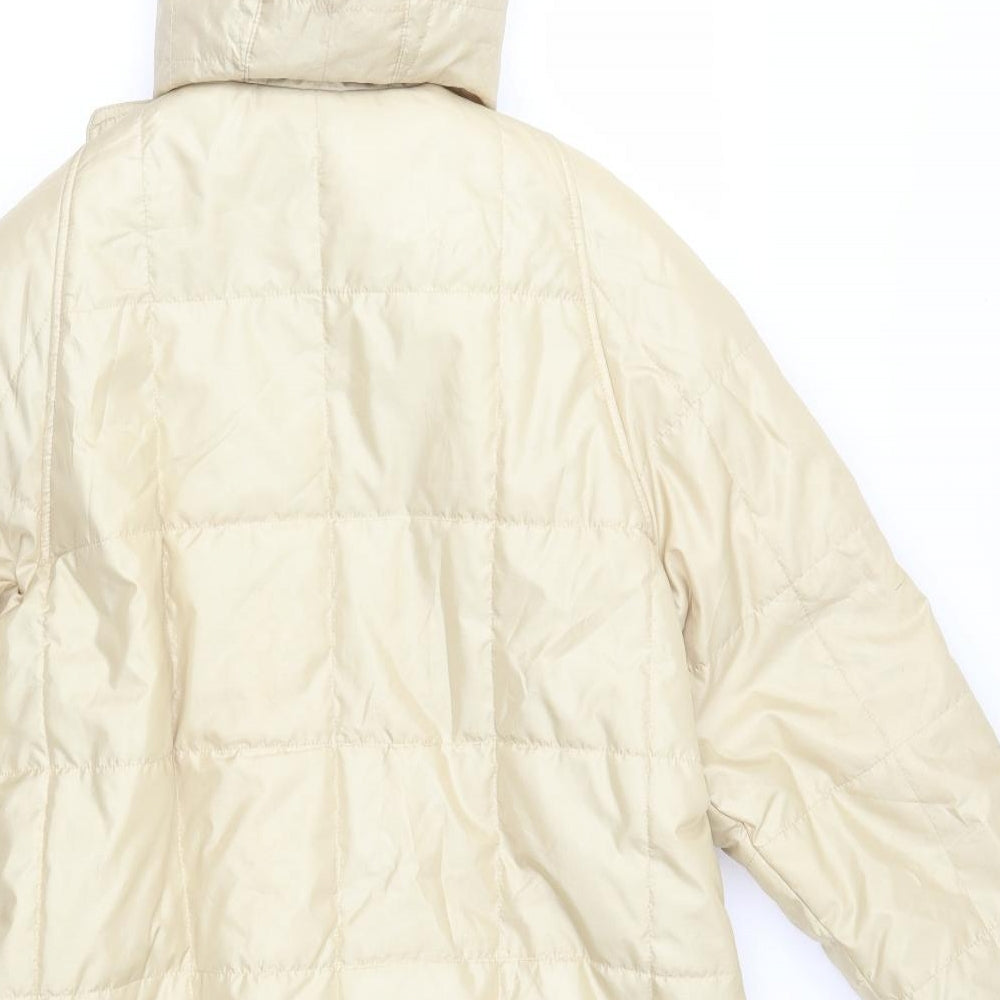 Stratus Womens Yellow   Puffer Jacket Coat Size 14