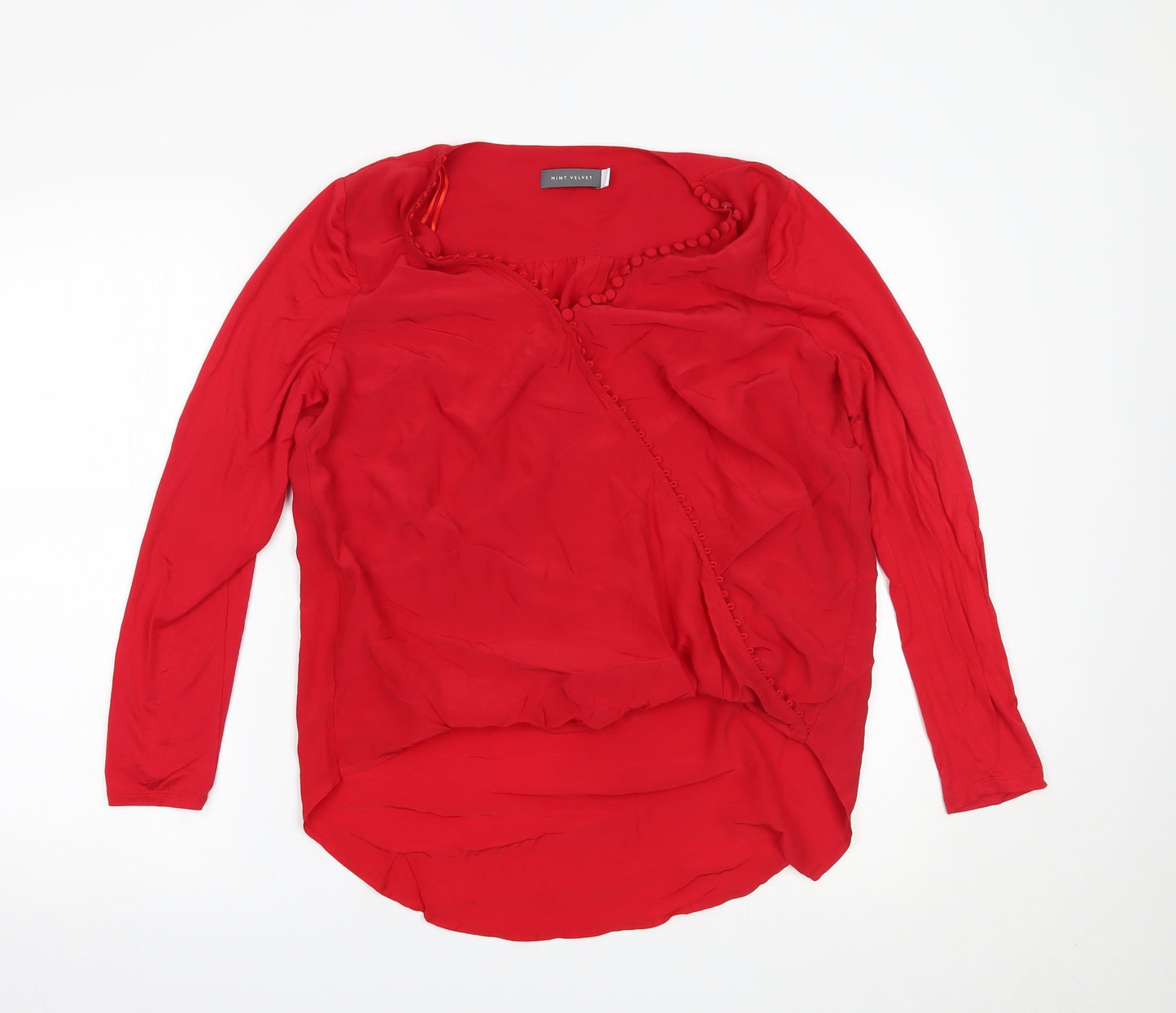 Mint Velvet Womens Red   Basic Blouse Size 12