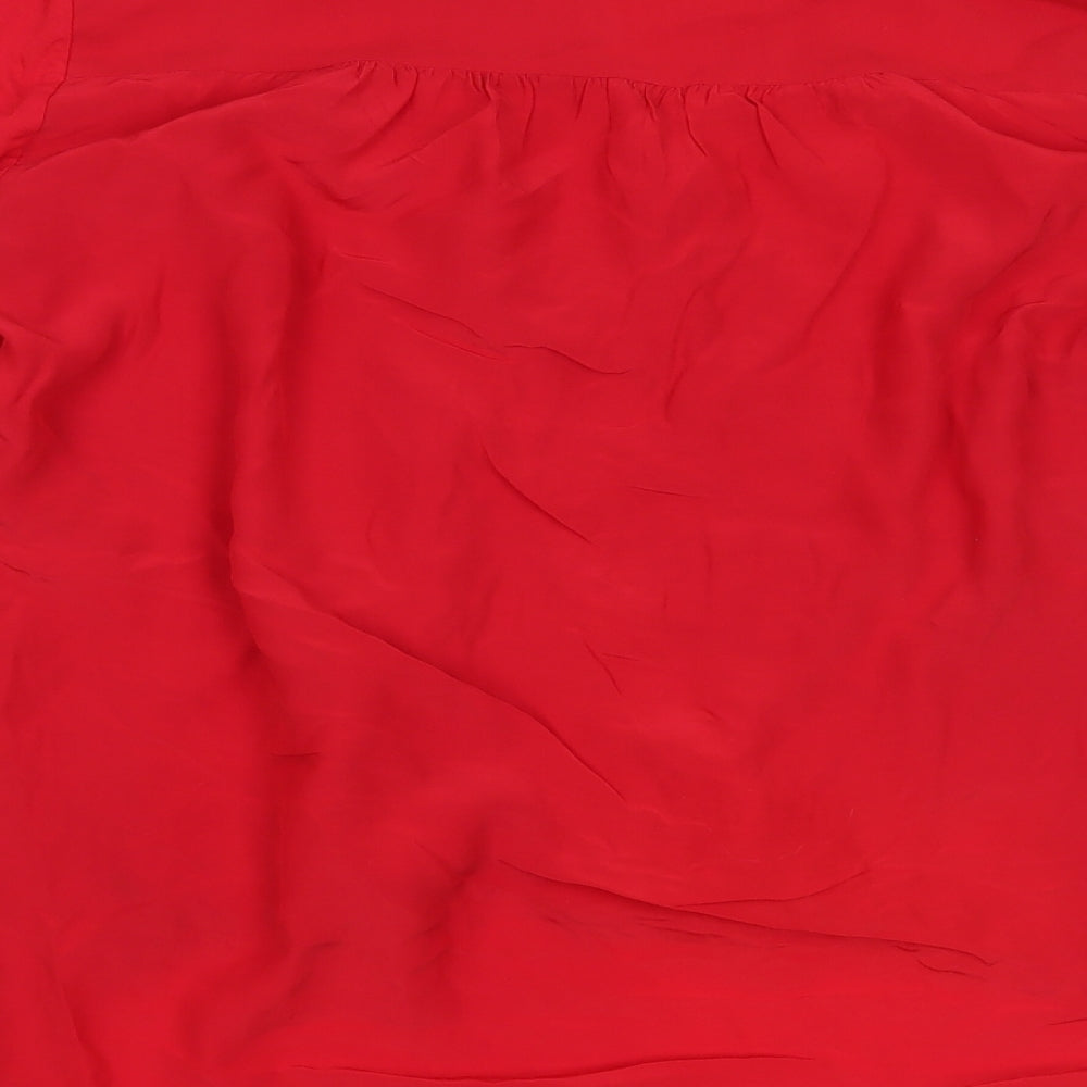 Mint Velvet Womens Red   Basic Blouse Size 12