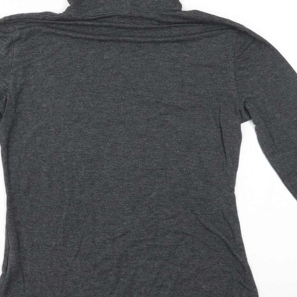 H&M Womens Grey   Basic Blouse Size S