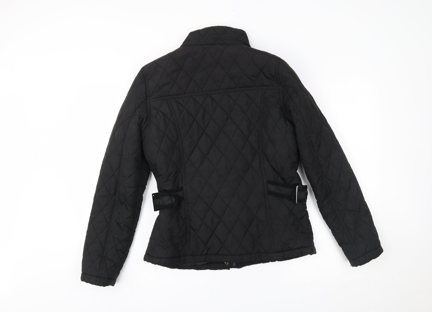 George Womens Black   Quilted Jacket Size 12