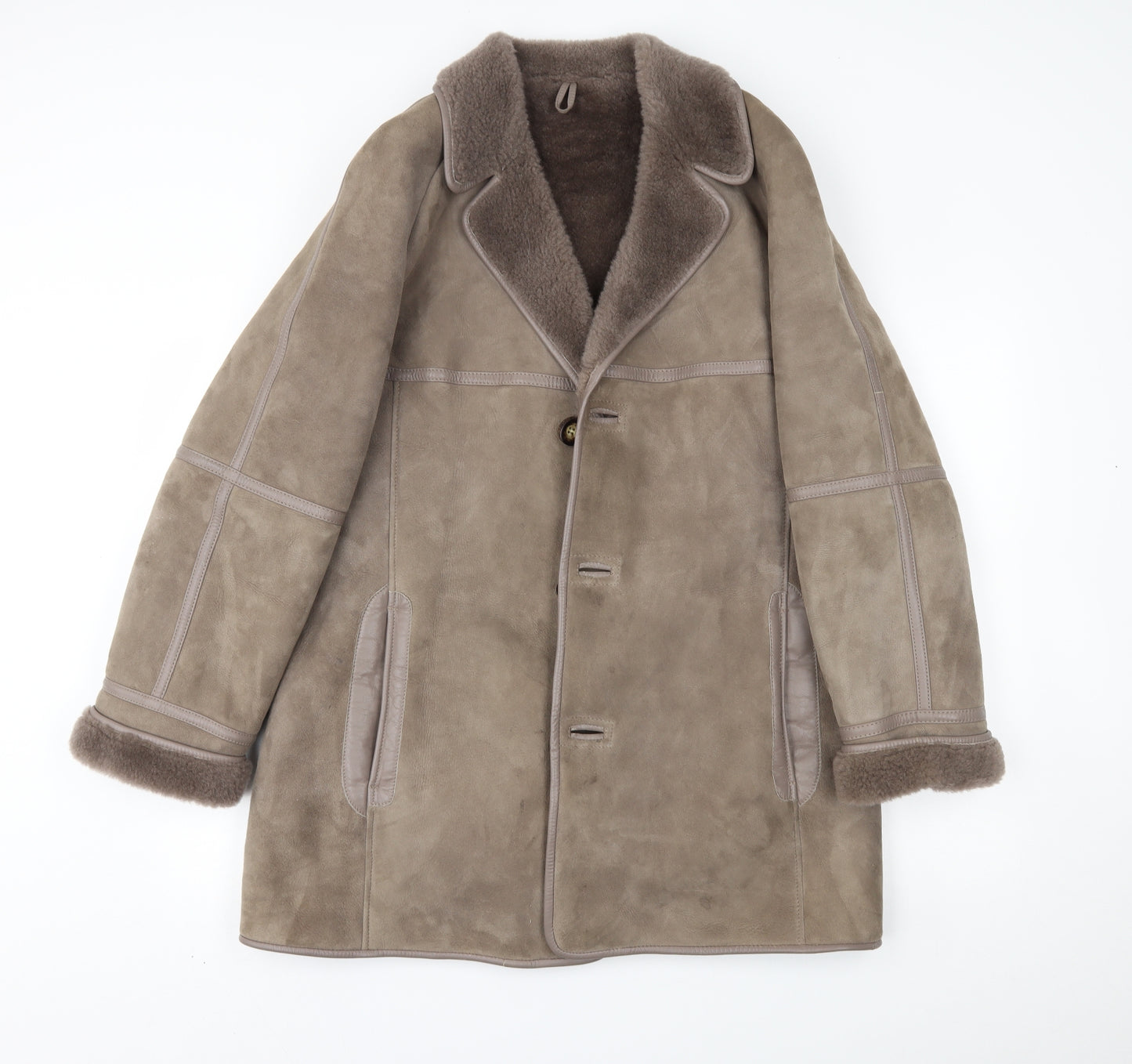 Lakeland Womens Beige   Overcoat Coat Size 12