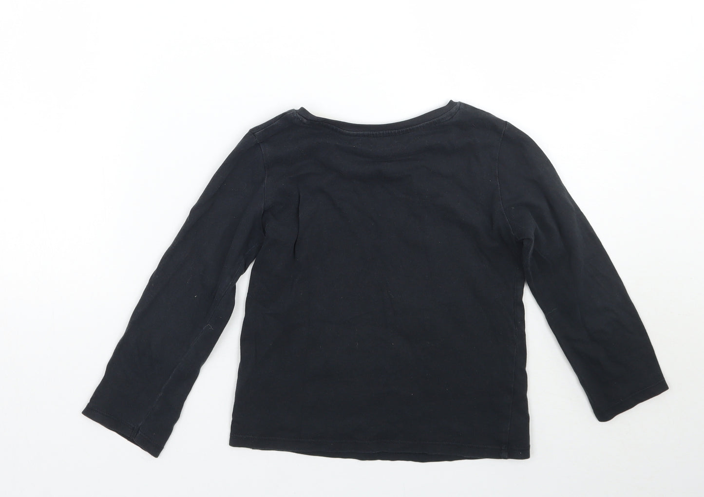 Nutmeg Girls Grey Floral  Basic T-Shirt Size 5-6 Years