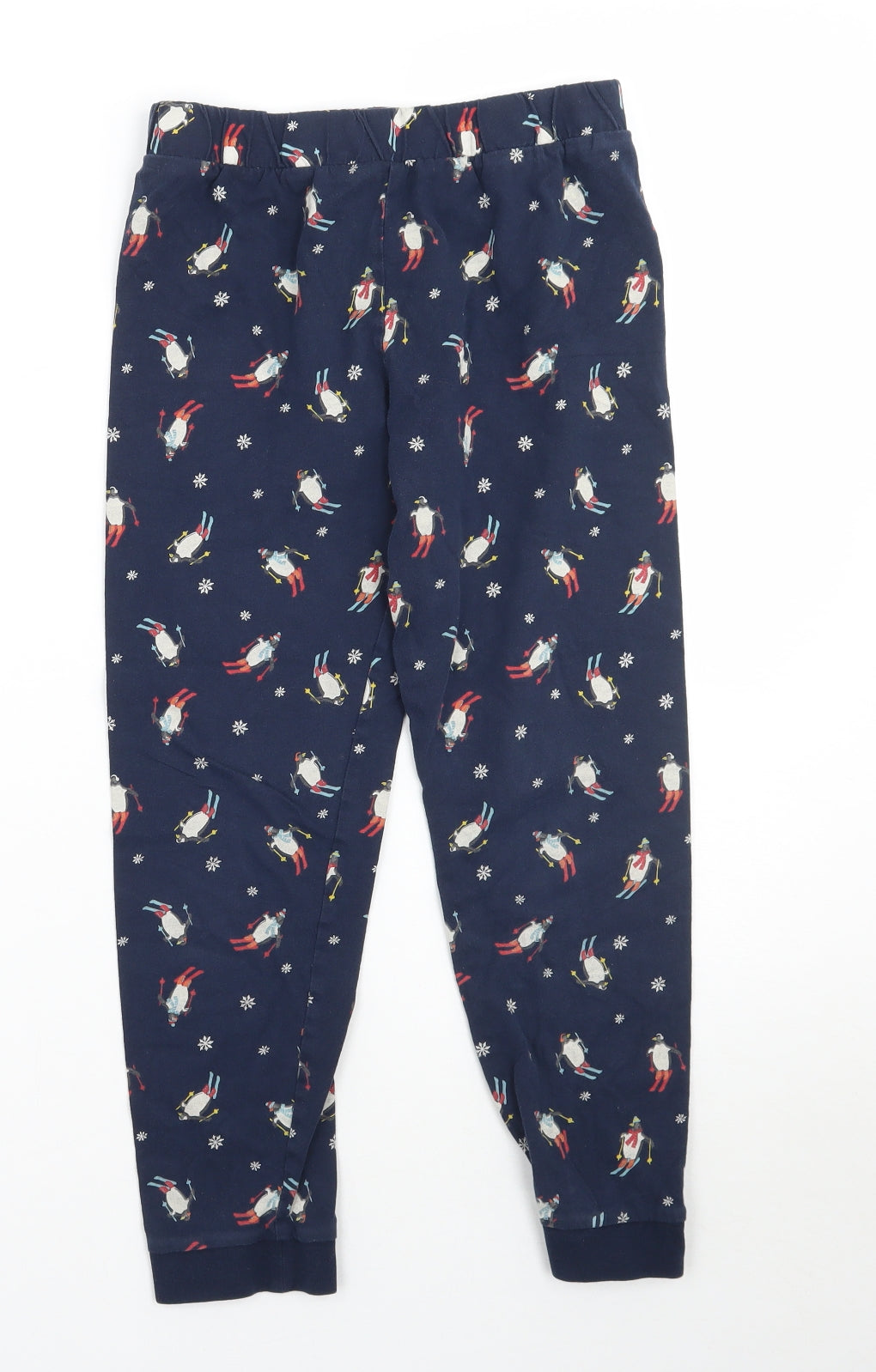Marks and Spencer Boys Blue Geometric   Pyjama Pants Size 9-10 Years