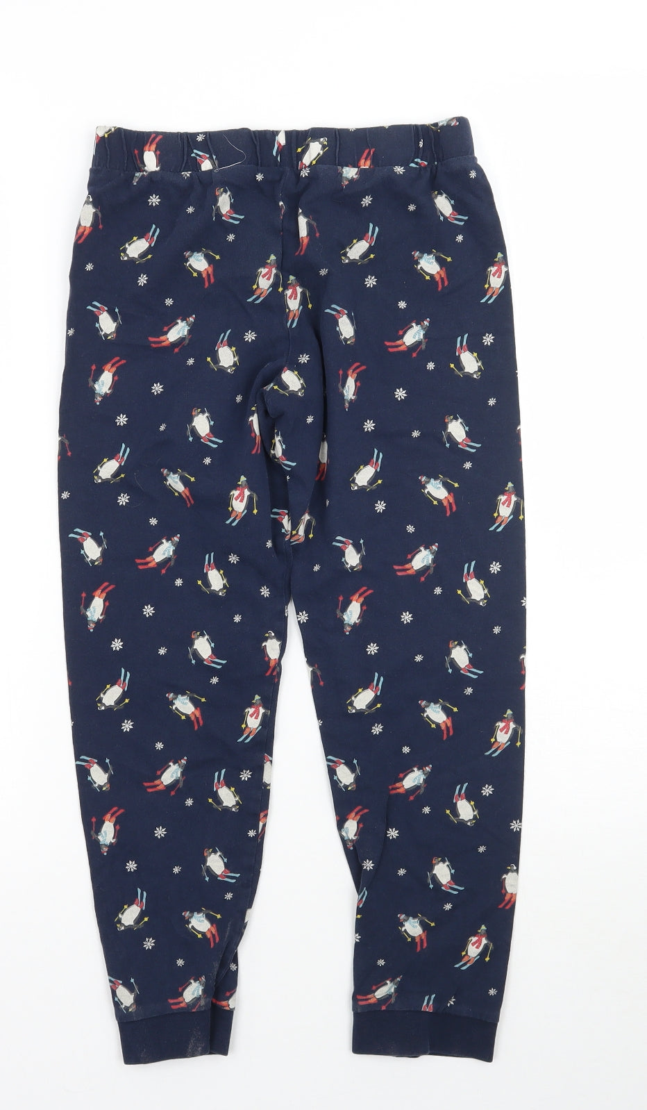 Marks and Spencer Boys Blue Geometric   Pyjama Pants Size 9-10 Years