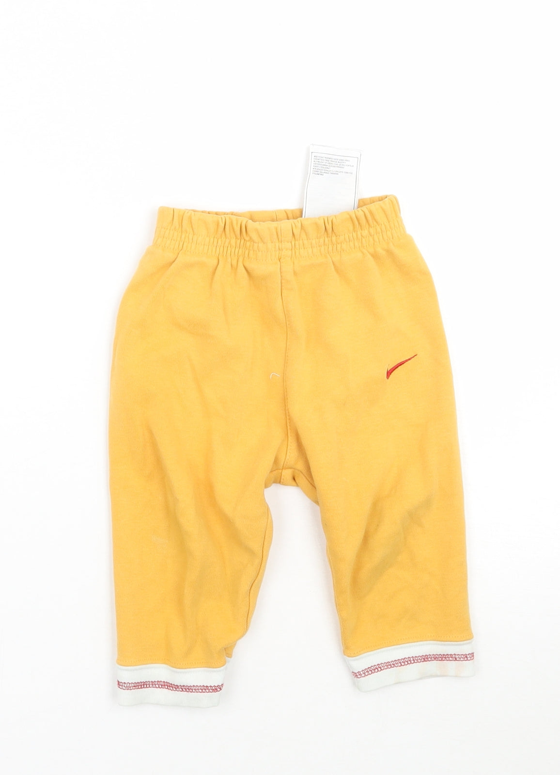 Nike Boys Yellow   Sweatpants Trousers Size 6-9 Months