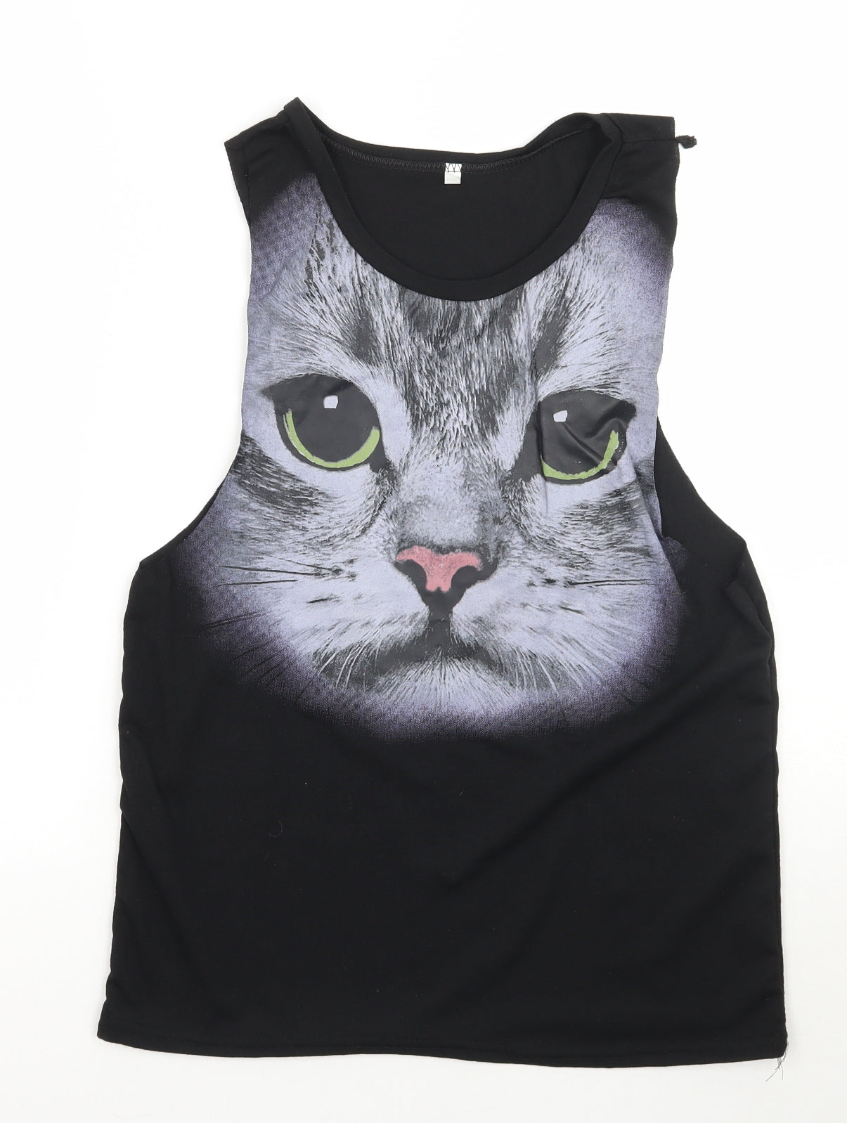 Preworn Womens Black   Basic Tank Size L