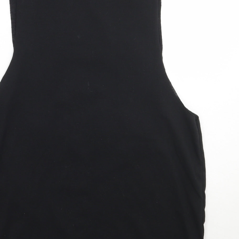 Preworn Womens Black   Basic Tank Size L