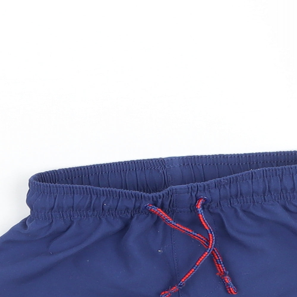 George Boys Blue   Cropped Trousers Size 12-18 Months