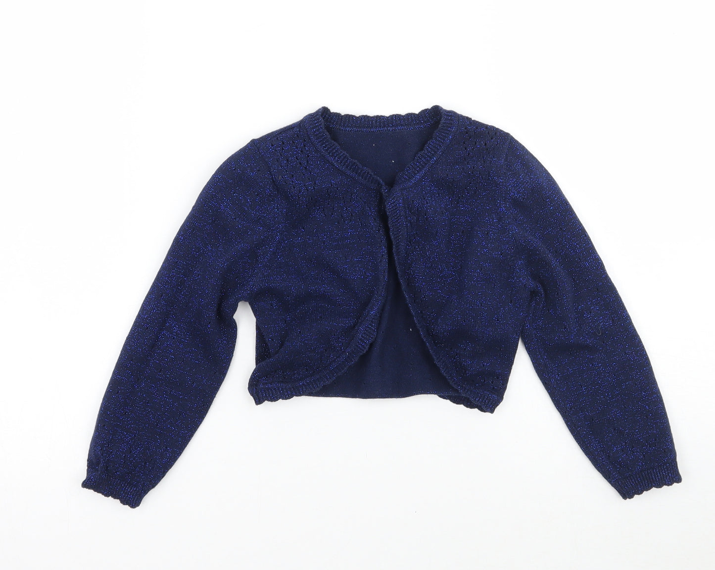 Nutmeg Girls Blue   Pullover Jumper Size 4-5 Years