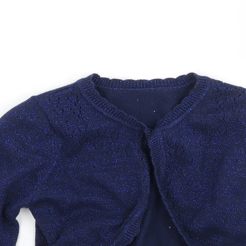 Nutmeg Girls Blue   Pullover Jumper Size 4-5 Years