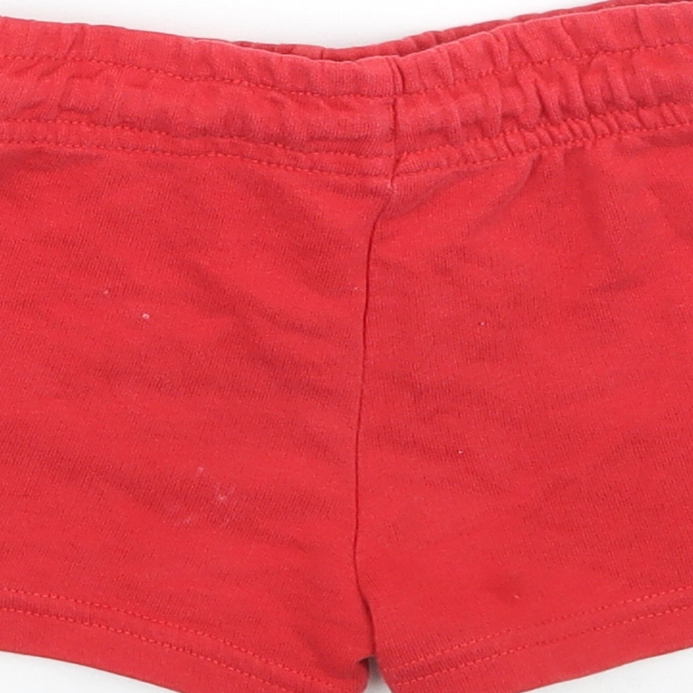 George Boys Red   Cropped Trousers Size 12-18 Months