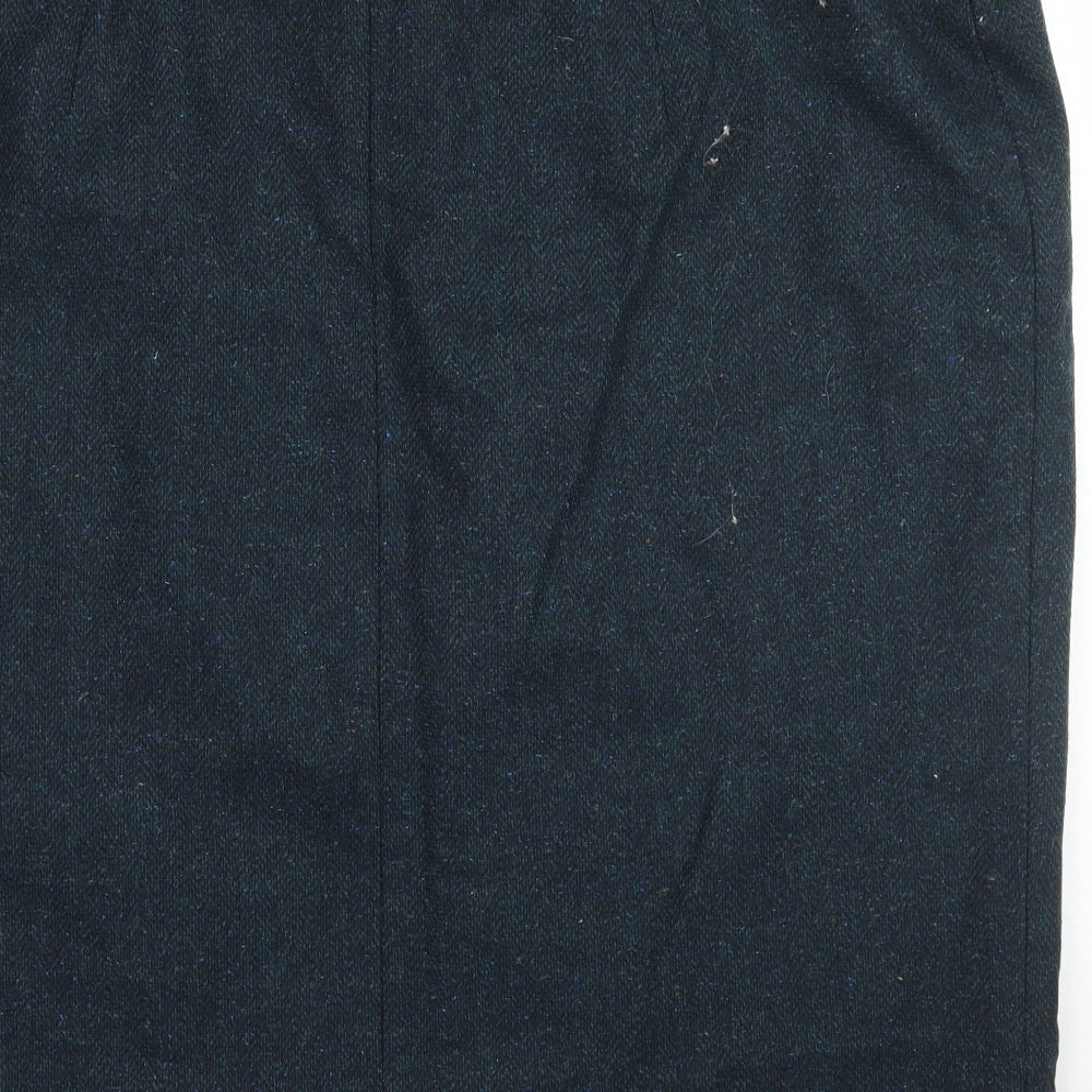Marks and Spencer Womens Green  Rayon A-Line Skirt Size 20