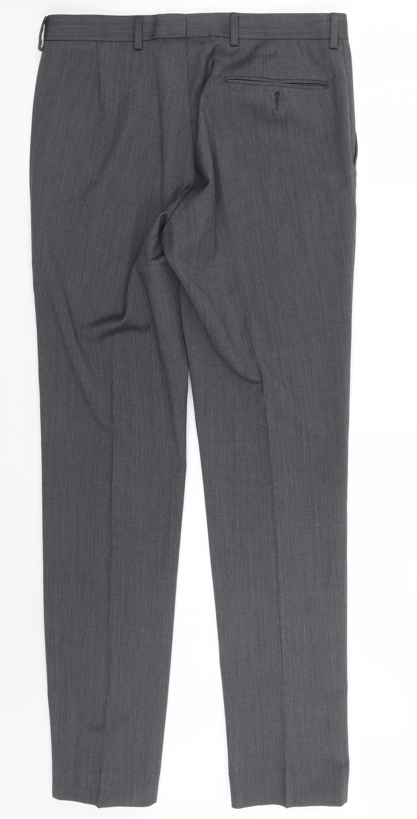 Marks and Spencer Mens Grey   Trousers  Size 32 L33 in