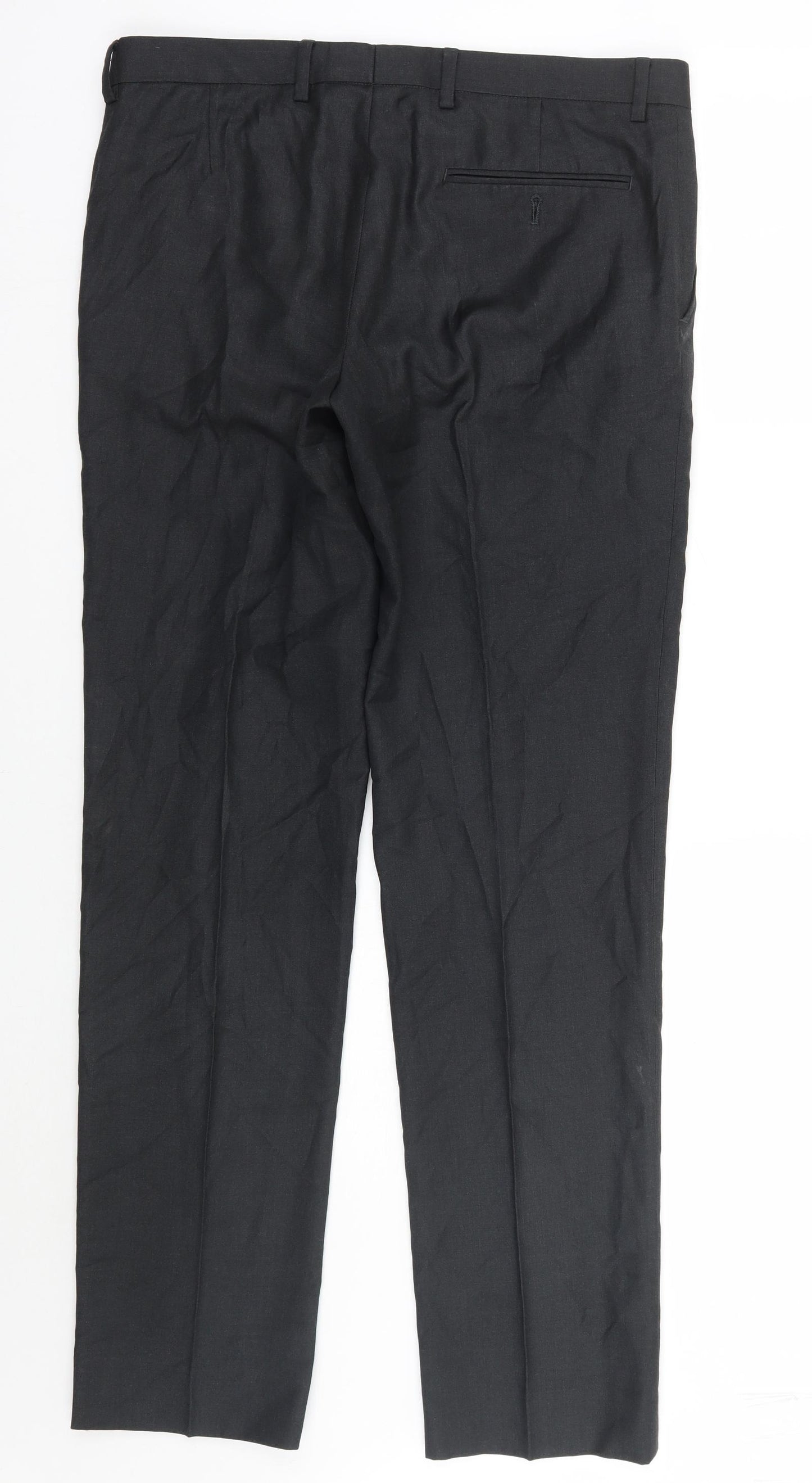 Marks and Spencer Mens Grey   Trousers  Size 34 L30 in
