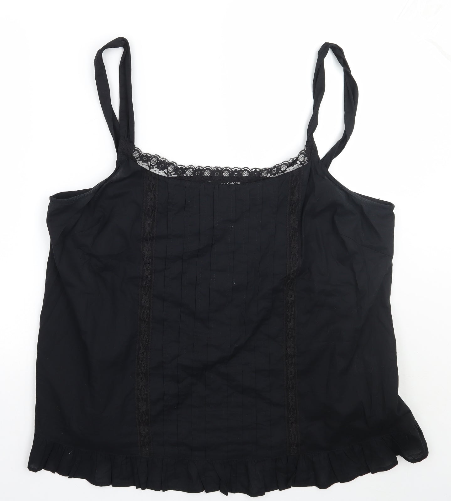 Evans Womens Black   Basic Tank Size 20