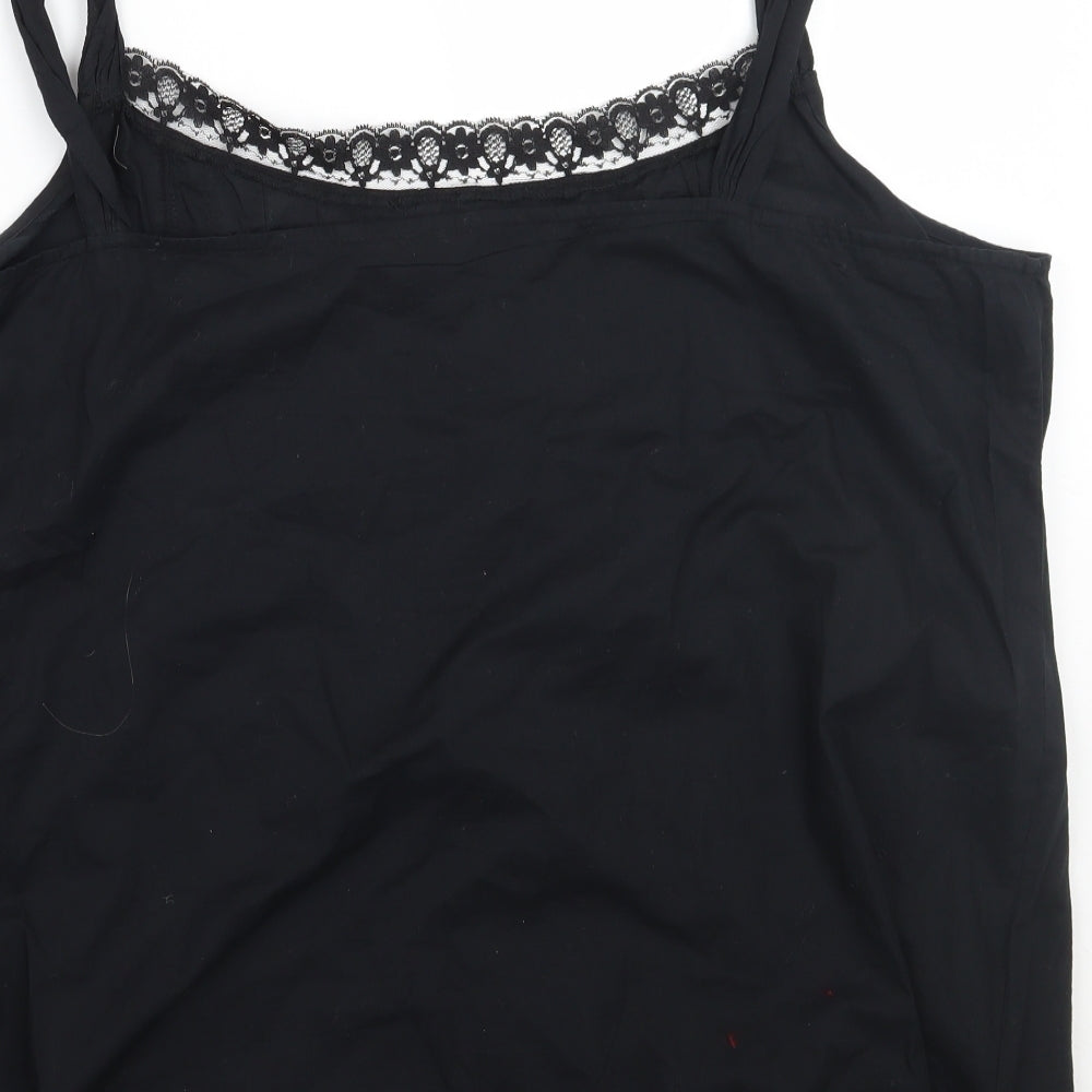 Evans Womens Black   Basic Tank Size 20