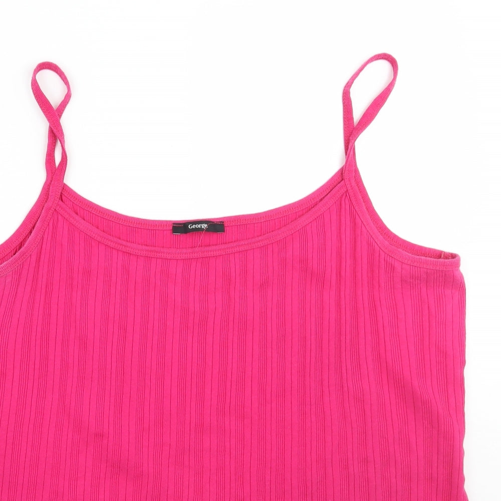 George Womens Pink   Basic Tank Size 22