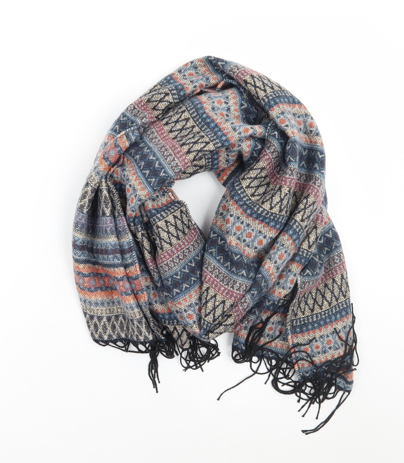 Matalan Womens Multicoloured Geometric   Scarf
