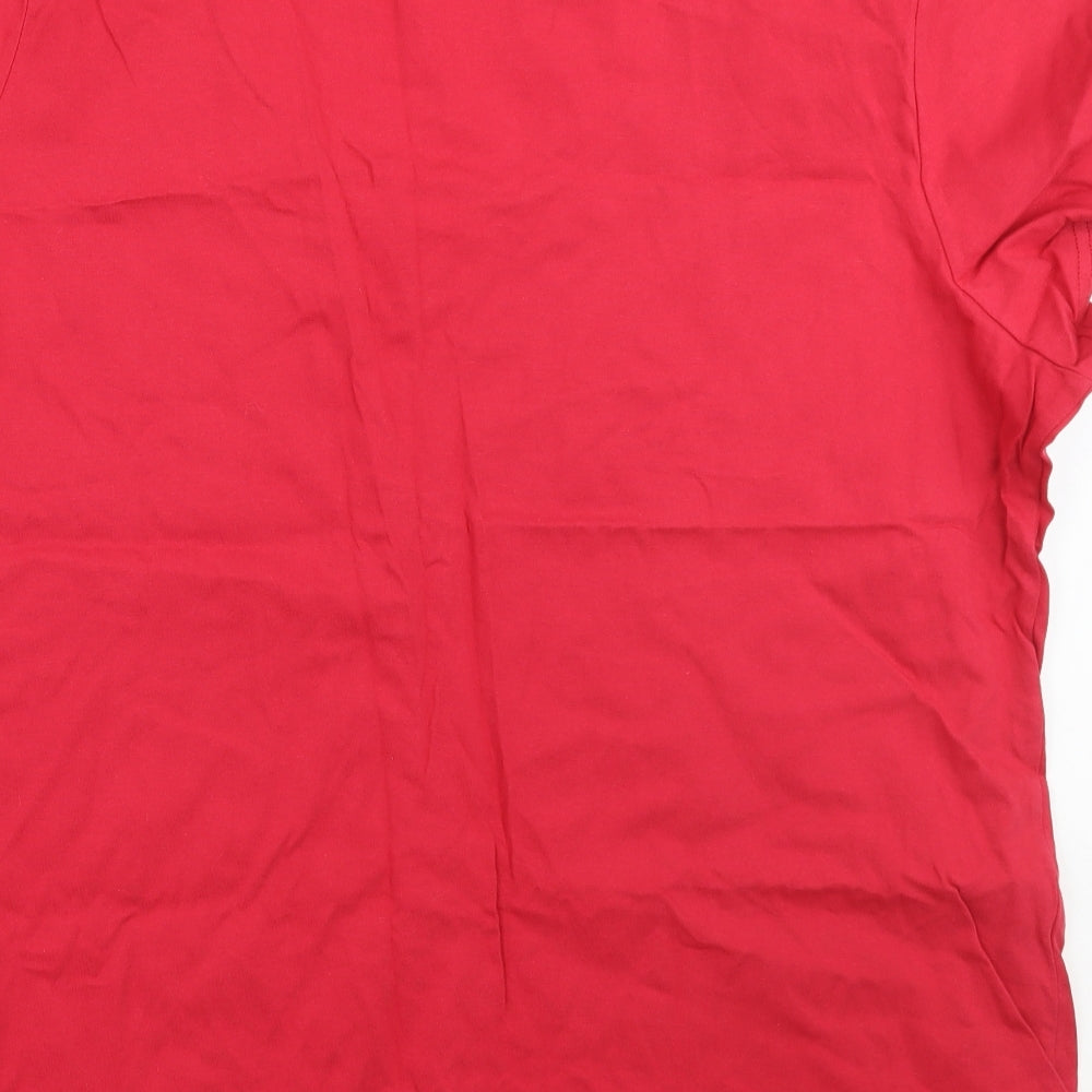 Joe Browns Womens Red Floral  Basic T-Shirt Size 24