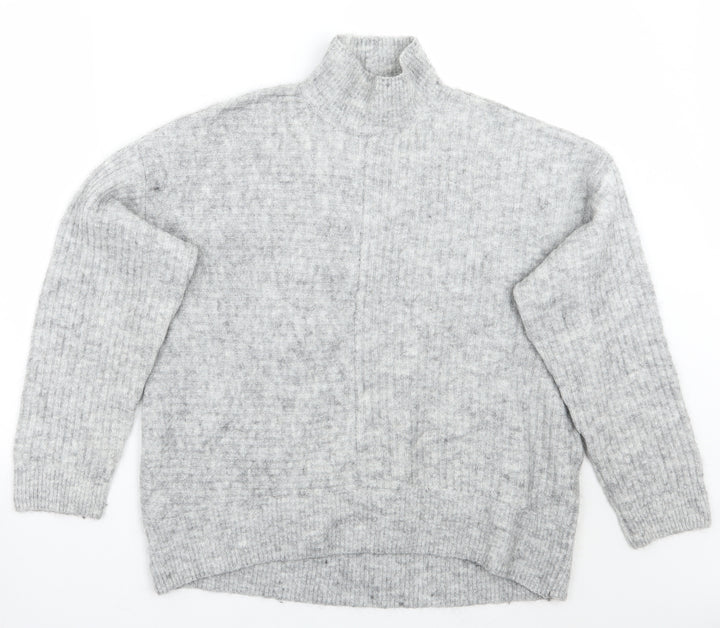 H&M Womens Grey   Pullover Jumper Size S